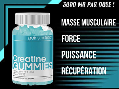 GUMMIES CONCENTRÉS À LA CRÉATINE