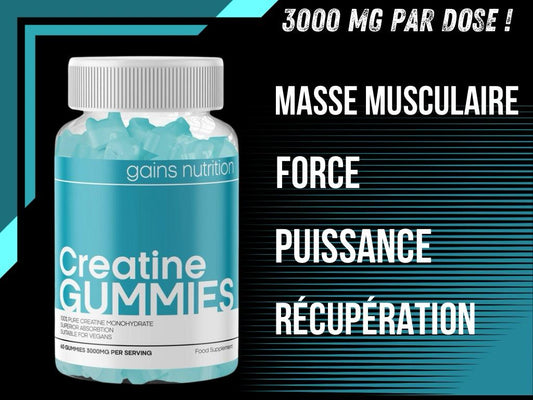 GUMMIES CONCENTRÉS À LA CRÉATINE