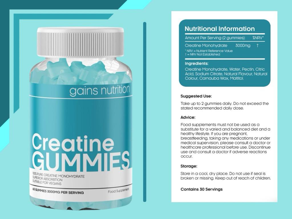 GUMMIES CONCENTRÉS À LA CRÉATINE