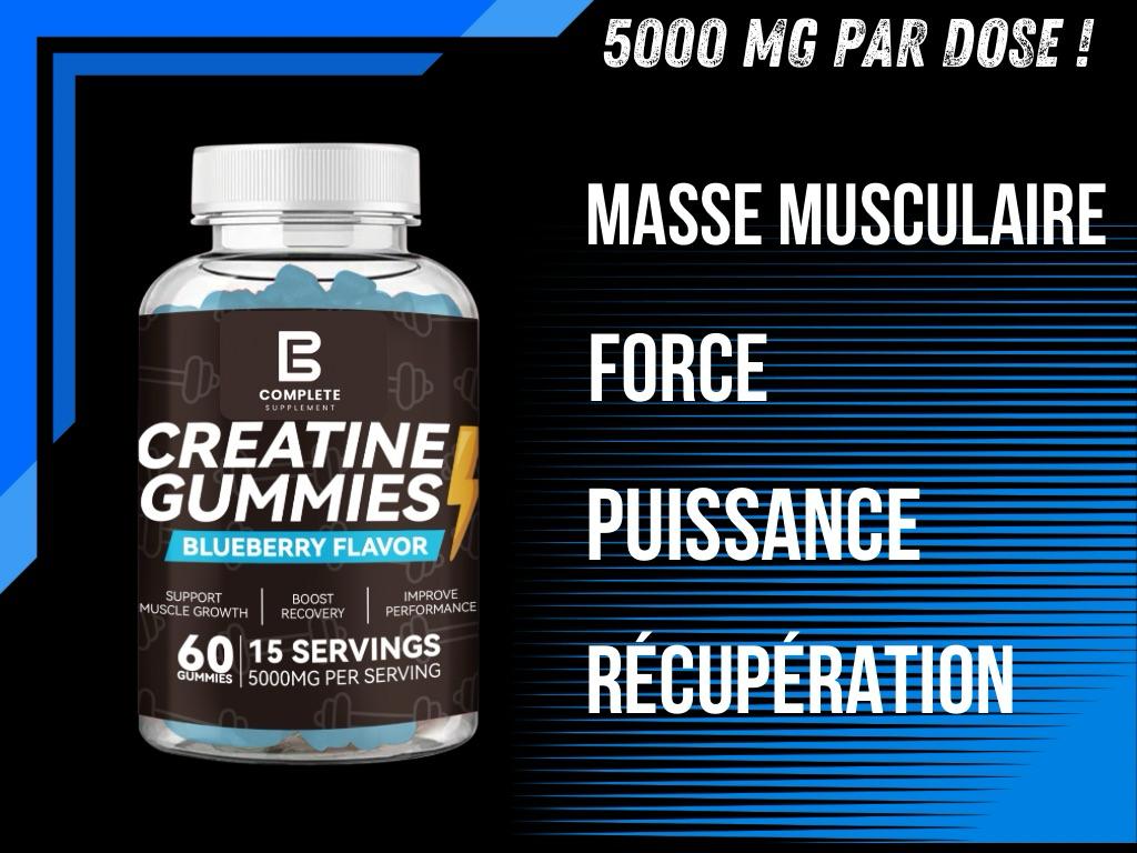 GUMMIES CONCENTRÉS À LA CRÉATINE