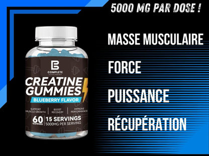 GUMMIES CONCENTRÉS À LA CRÉATINE